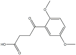 4-(2,5-dimethoxyphenyl)-4-oxobutanoic acid 구조식 이미지