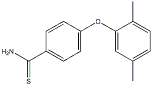 4-(2,5-dimethylphenoxy)benzene-1-carbothioamide 구조식 이미지