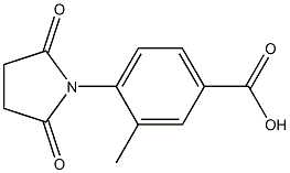 4-(2,5-dioxopyrrolidin-1-yl)-3-methylbenzoic acid 구조식 이미지