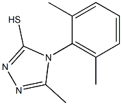 4-(2,6-dimethylphenyl)-5-methyl-4H-1,2,4-triazole-3-thiol 구조식 이미지