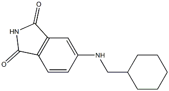 5-[(cyclohexylmethyl)amino]-2,3-dihydro-1H-isoindole-1,3-dione 구조식 이미지