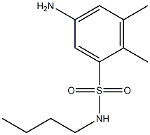 5-amino-N-butyl-2,3-dimethylbenzene-1-sulfonamide Structure