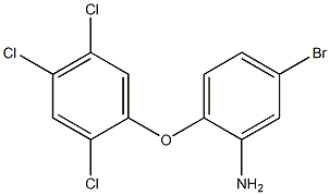 5-bromo-2-(2,4,5-trichlorophenoxy)aniline Structure