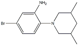 5-bromo-2-(3,5-dimethylpiperidin-1-yl)aniline 구조식 이미지
