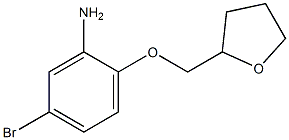 5-bromo-2-(oxolan-2-ylmethoxy)aniline 구조식 이미지