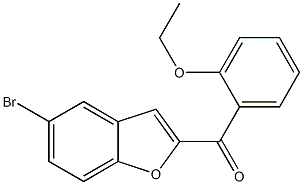 5-bromo-2-[(2-ethoxyphenyl)carbonyl]-1-benzofuran Structure