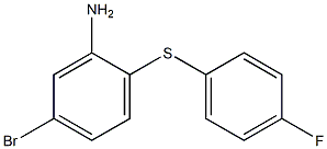 5-bromo-2-[(4-fluorophenyl)sulfanyl]aniline 구조식 이미지