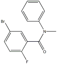 5-bromo-2-fluoro-N-methyl-N-phenylbenzamide 구조식 이미지