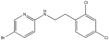 5-bromo-N-[2-(2,4-dichlorophenyl)ethyl]pyridin-2-amine 구조식 이미지