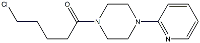 5-chloro-1-[4-(pyridin-2-yl)piperazin-1-yl]pentan-1-one Structure