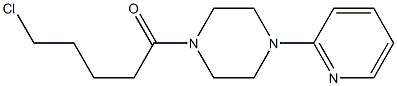 5-chloro-1-[4-(pyridin-2-yl)piperazin-1-yl]pentan-1-one 구조식 이미지