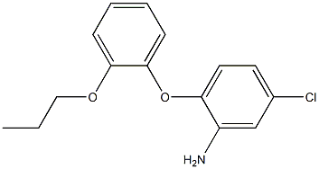 5-chloro-2-(2-propoxyphenoxy)aniline 구조식 이미지