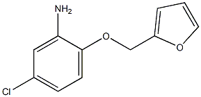 5-chloro-2-(furan-2-ylmethoxy)aniline Structure