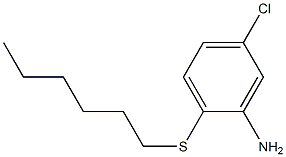 5-chloro-2-(hexylsulfanyl)aniline Structure