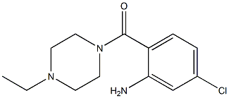 5-chloro-2-[(4-ethylpiperazin-1-yl)carbonyl]aniline 구조식 이미지