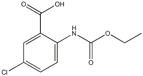 5-chloro-2-[(ethoxycarbonyl)amino]benzoic acid 구조식 이미지
