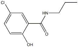 5-chloro-2-hydroxy-N-propylbenzamide 구조식 이미지