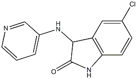 5-chloro-3-(pyridin-3-ylamino)-2,3-dihydro-1H-indol-2-one Structure