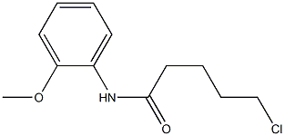 5-chloro-N-(2-methoxyphenyl)pentanamide Structure