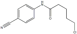 5-chloro-N-(4-cyanophenyl)pentanamide Structure