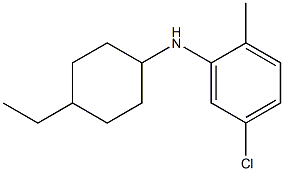 5-chloro-N-(4-ethylcyclohexyl)-2-methylaniline Structure
