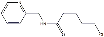 5-chloro-N-(pyridin-2-ylmethyl)pentanamide Structure