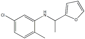 5-chloro-N-[1-(furan-2-yl)ethyl]-2-methylaniline Structure