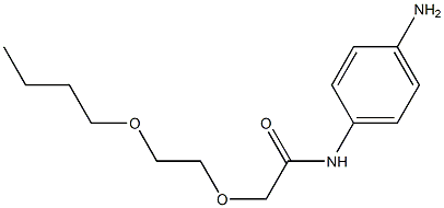 N-(4-aminophenyl)-2-(2-butoxyethoxy)acetamide Structure