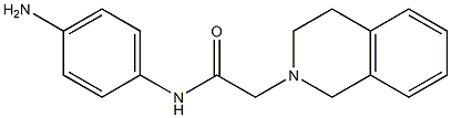 N-(4-aminophenyl)-2-(3,4-dihydroisoquinolin-2(1H)-yl)acetamide Structure