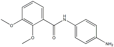 N-(4-aminophenyl)-2,3-dimethoxybenzamide 구조식 이미지