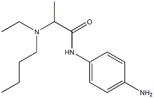 N-(4-aminophenyl)-2-[butyl(ethyl)amino]propanamide 구조식 이미지