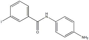 N-(4-aminophenyl)-3-iodobenzamide 구조식 이미지