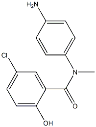 N-(4-aminophenyl)-5-chloro-2-hydroxy-N-methylbenzamide Structure