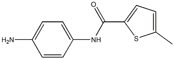 N-(4-aminophenyl)-5-methylthiophene-2-carboxamide 구조식 이미지