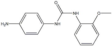 N-(4-aminophenyl)-N'-(2-methoxyphenyl)urea 구조식 이미지