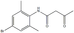 N-(4-bromo-2,6-dimethylphenyl)-3-oxobutanamide 구조식 이미지