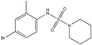 N-(4-bromo-2-methylphenyl)piperidine-1-sulfonamide Structure