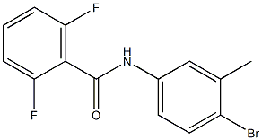 N-(4-bromo-3-methylphenyl)-2,6-difluorobenzamide Structure