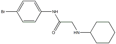 N-(4-bromophenyl)-2-(cyclohexylamino)acetamide Structure