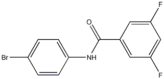 N-(4-bromophenyl)-3,5-difluorobenzamide Structure