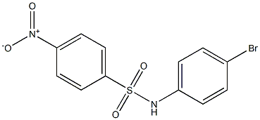 N-(4-bromophenyl)-4-nitrobenzene-1-sulfonamide Structure