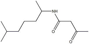 N-(6-methylheptan-2-yl)-3-oxobutanamide 구조식 이미지