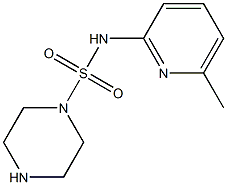 N-(6-methylpyridin-2-yl)piperazine-1-sulfonamide Structure