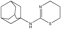 N-(adamantan-1-yl)-5,6-dihydro-4H-1,3-thiazin-2-amine Structure