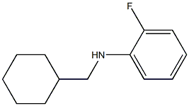 N-(cyclohexylmethyl)-2-fluoroaniline 구조식 이미지