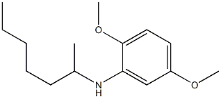 N-(heptan-2-yl)-2,5-dimethoxyaniline 구조식 이미지