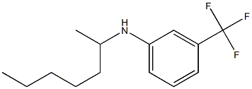 N-(heptan-2-yl)-3-(trifluoromethyl)aniline Structure