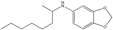 N-(octan-2-yl)-2H-1,3-benzodioxol-5-amine Structure