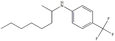 N-(octan-2-yl)-4-(trifluoromethyl)aniline Structure