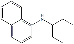 N-(pentan-3-yl)naphthalen-1-amine 구조식 이미지